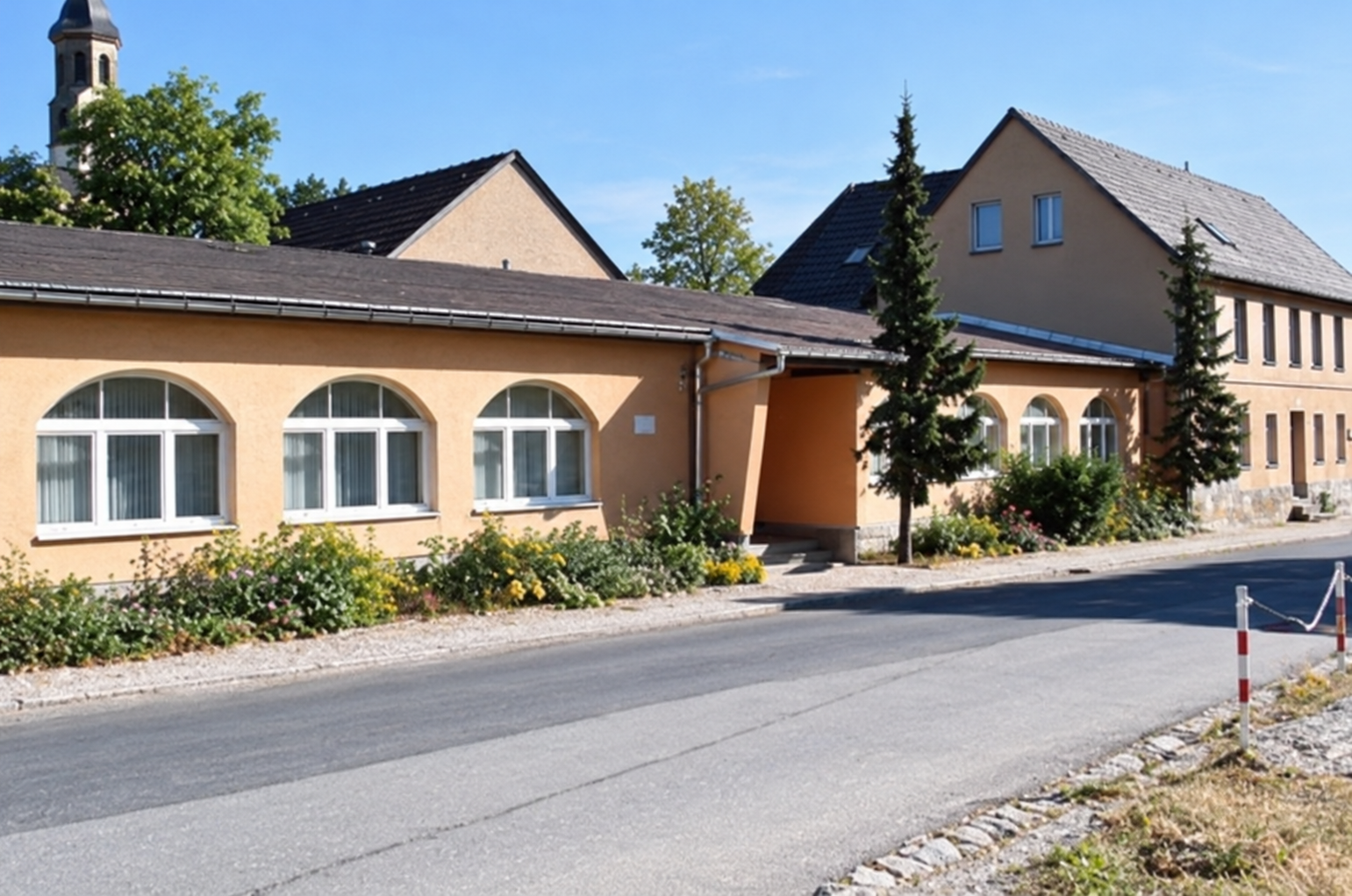 Das Gemeindezentrum in Saupsdorf